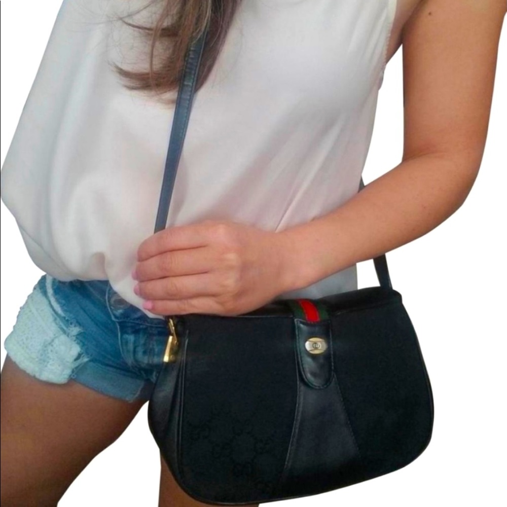 Authentic Vintage Gucci Crossbody Bag